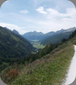 Blick ins Pfitschtal Richtung Sterzing