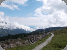 Weg von der Wasserfalleralm zum Ratschingsjoch