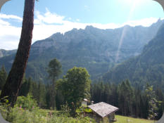 Blick auf die Westseite des Brentamassivs