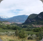 Erster Blick auf den Gardasee - Geschafft ;-)